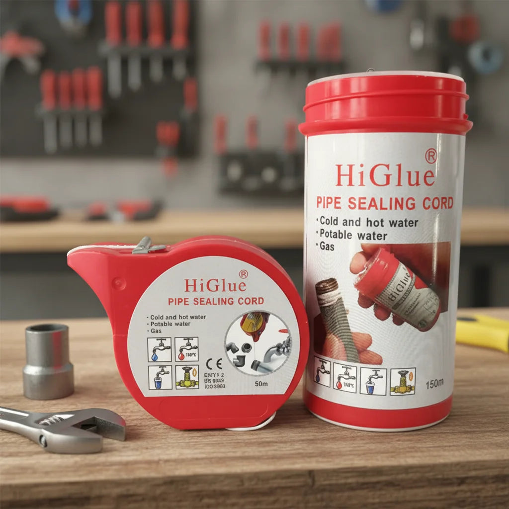 CE APPROVED Plumbing Sealant Pipe Thread Sealants Cord 20m 50m 160m for Sealing of Metal and Plastic Pipes and Fittings