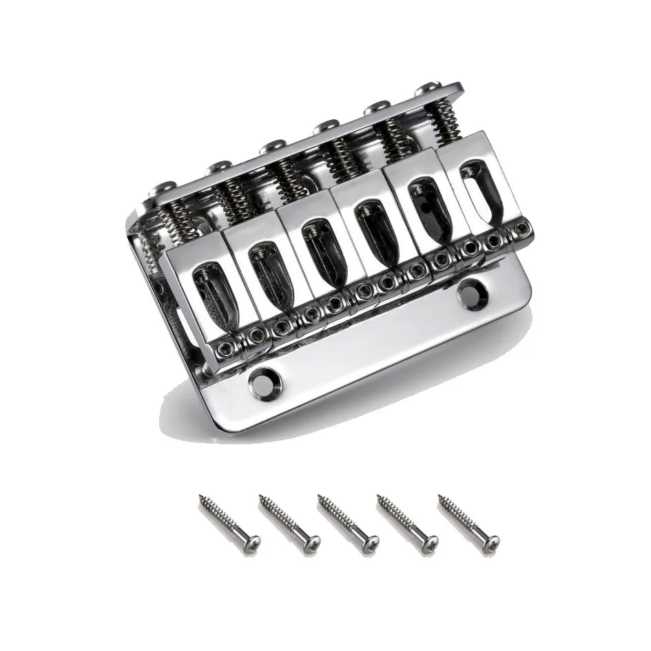 Factory Direct Wholesale Metal 65mm Chrome Electric Guitar Accessories Electric Guitar Fixed Bridge Pull the String Board