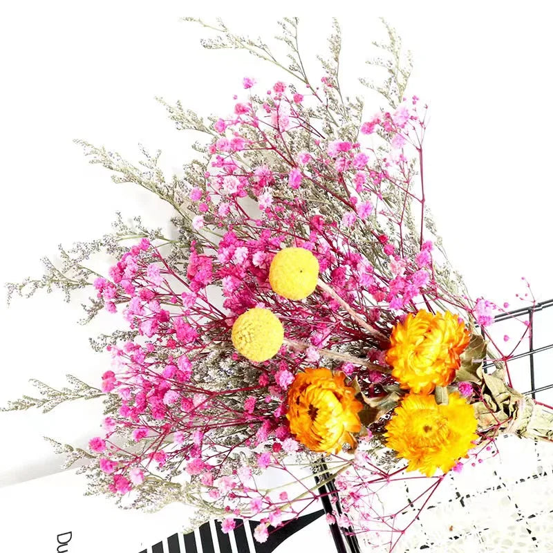 Wholesale Cheap Natural Dry Flower Preserved Gypsophila Mini Dried Flower Bouquet