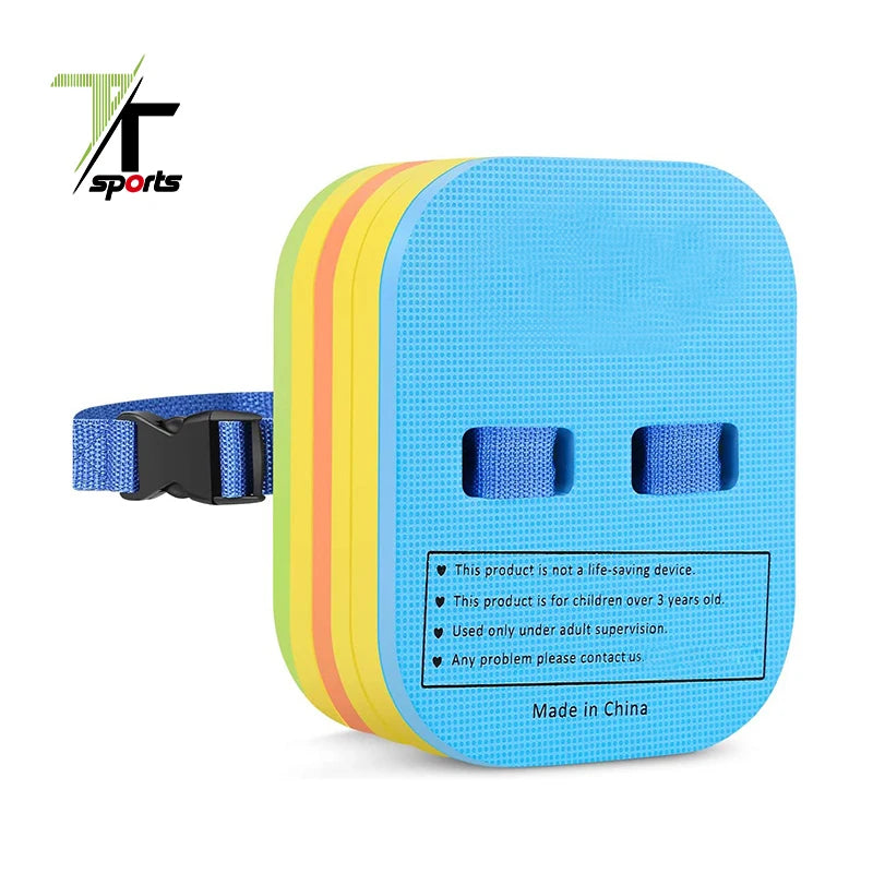 Back Floating EVA Swim Belt Adjustable Thickened Split Layers for Water Aerobics Exercise Aqua Fitness