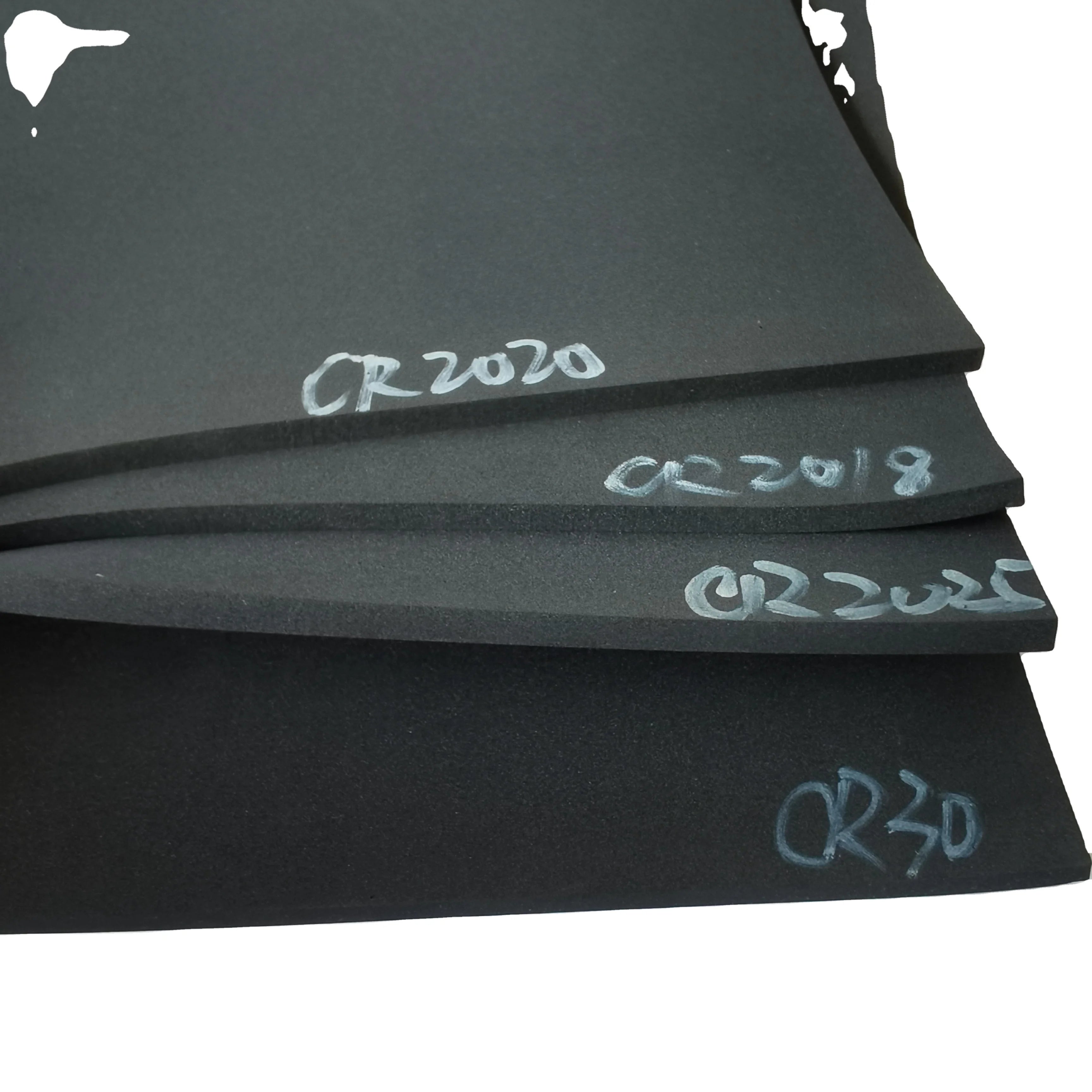 2mm Waterproof Anti-Vibration Pads CR SBR 1mm Closed Cell Foam Rubber 1mm Sponge Neoprene Sheet for Wetsuit Material