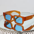 LMA 3401 Fashion Luxury Sunglasses 2024 Retro Thick Frame Rectangle Brand Custom Shades Sunglasses for Women Men