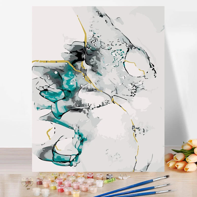 Wholesale Oil Paint Picture by Numbers DIY Custom Painting Landscape Adults Handpainted Drawing Nordic Style Wall Home Decor Kit