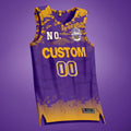 HOSTARON Custom Sublimation Summer Mesh Mens Basketball Jersey Kit Youth Sports Clothing Breathable Training Basketball Uniform