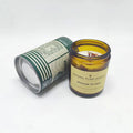 Custom Luxury Biodegradable Eco-Friendly Kraft Paper Candle Tube Box Eco Friendly Cylinder Glass Tea Craft Paper Packaging