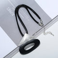 High Quality  Triangle Round Alloy  Pendant Choker for Women