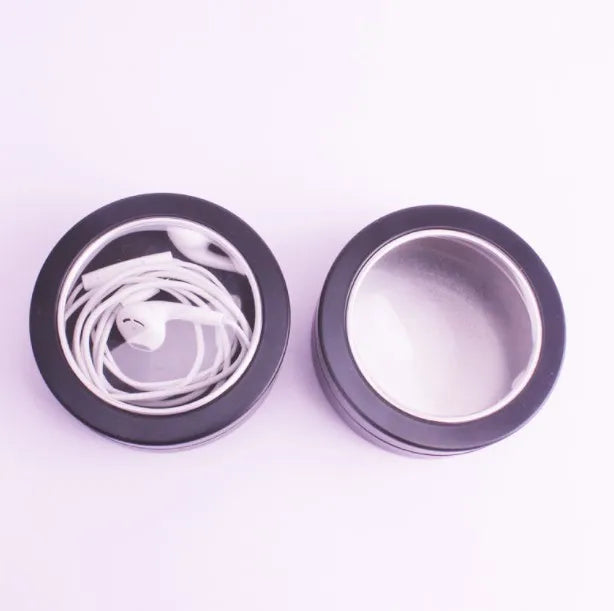 10ml 30ml 50ml 100ml 150ml Multi-size Custom Aluminum Jar or Aluminum Tin Can Box in Black Color for Cosmetic or Food