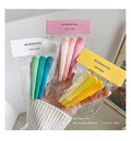 In Stocks! 3pcs/Bag Solid Color Duckbill Clip Hairpin Hot Sale Sweet Plastic Seamless Hair Grips for Girls