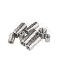 Stainless Steel Threaded Sleeve Nut with Female Thread Round Coupling Extension Nut Polished Finish for PCB Applications
