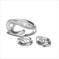 Fashion Acrylic Resin Cuff Bangle Bracelet E Shape Charm Geometry Bracelets for Women Jewelry