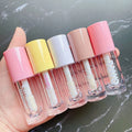 LZ PACK Black Purple Pink Big Doe Foot Lipgloss Tubes Wholesale Chunky 6ml Unique Empty Lip Gloss Tubes With Box Custom Label MegaBDM