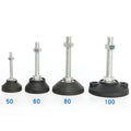 Heavy Duty Carbon Stainless Steel M12 M16 M20 Adjustable Leveler Leg Anti-Slip Floor Protector Machine for Outdoor Hospital Use