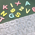 Early Riser Alphanumeric Decorative Craft Silicone Mold Earrings Pendant Creative Key Chain Mold Crystal Epoxy Mold