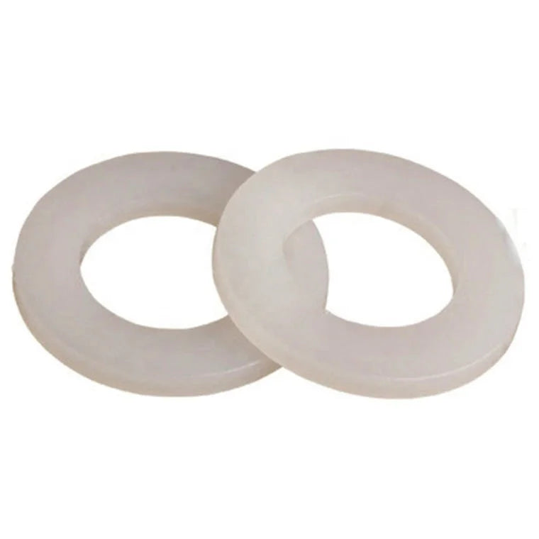 M6 M8 M10 Clear Plastic Nylon Flat Washer with Plain Finish Wedge Style