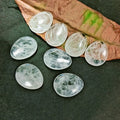 DIY Natural Crystal Clear Quartz Worry Stone Gemstone Thumb Stones Best Crystals Product Supplier