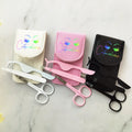 Private Label Pink Plastic Lashes Applicator Tweezers Bulk Magnetic Lash Tweezers Packaging False Eyelash Tweezers