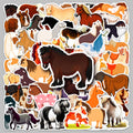 50PCS Factory Wholesale Children's Fun Toy Stickers Cute Personalized Uv Custom pony Stickers