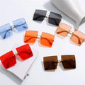 2023 Year 2022 Oversized Square Sunglasses Custom Fashion Trendy Women Diamond Designer Rhinestone Shades Sunglasses