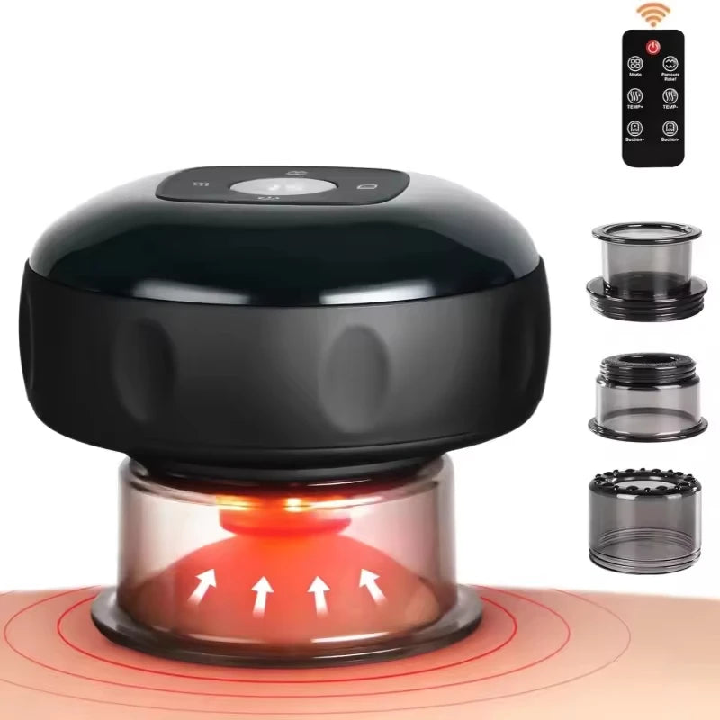 Wholesale Manufacturer Red Light Device Cellulite Cupping Cups Electric Vacuum Cupping Machine Therapy Massager Smart Cupping