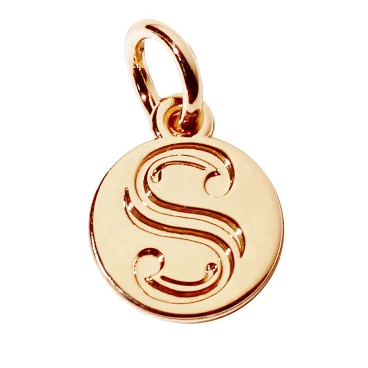 Gold Plated Brand Name Necklace Logos Customized Shape Gold Jewelry Wholesale hang Charms Tags
