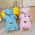 Autumn Winter Pullover Pet Dog Clothing Solid Patten Four-Legs Sportswear New Dog Clothes