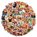 2022NEW Stickers for Water BottlesCute Red Panda Graffiti Sticker Decorative Luggage Compartment Notebook Waterproof Stickers