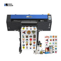 SinoColor 40cm 60cm I3200-U1HD / I1600 Heads Gold Film Roll to Roll UV DTF Printer UTF-400 for Crystal Label Sticker Vinyl Paper
