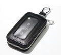 Custom Vintage Rfid Artificial Leather Key Pouch Lower MOQ Holder Case with Zipper