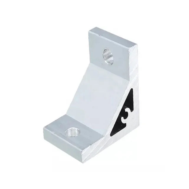 90 Degree T-Slot Silver Aluminum Profile 4040 Series Connector Brackets Angle Bracket Corner Braces for Connecting Components