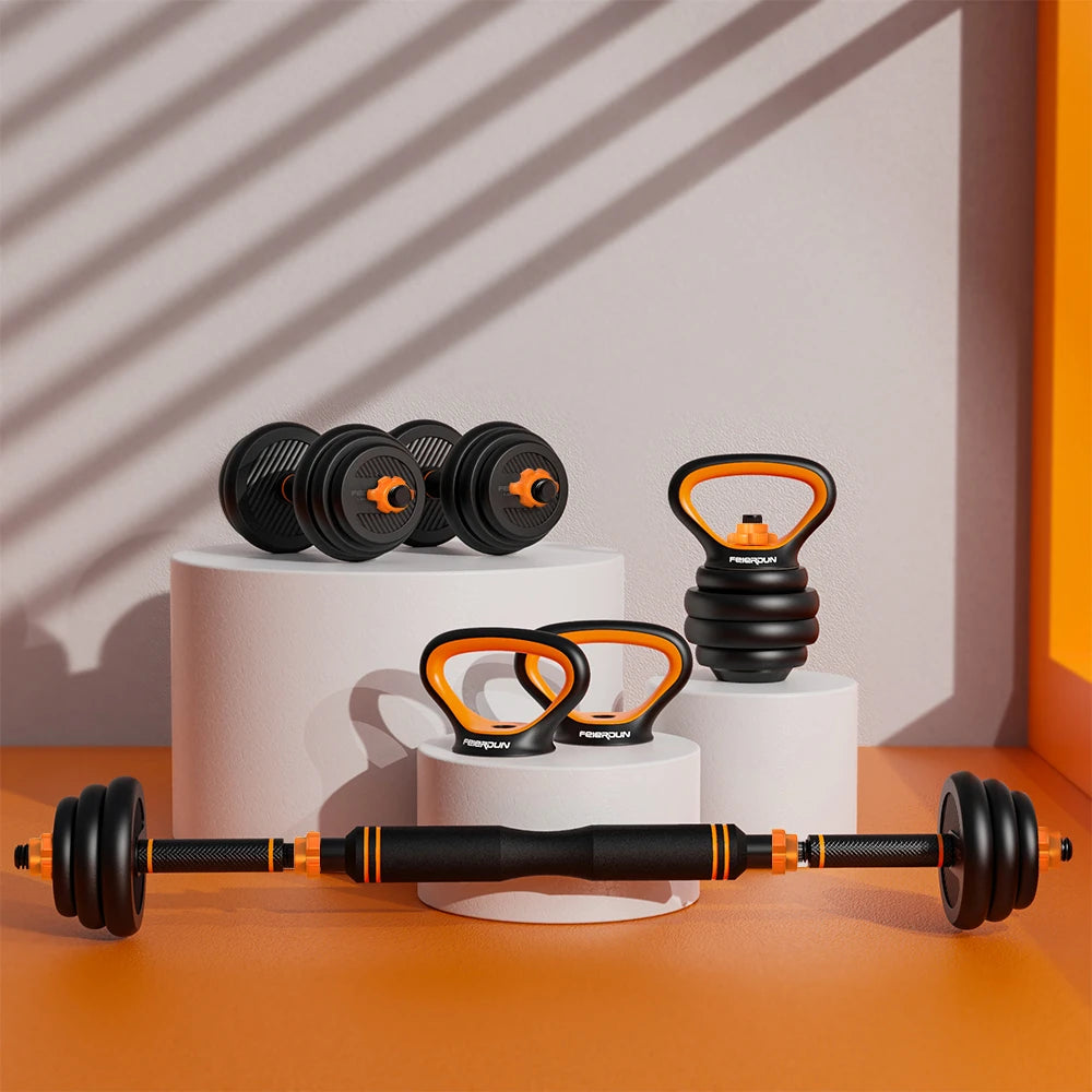 45kg Adjustable Dumbbell Weight Set Home Fitness Equipment for Men Women Strength Training