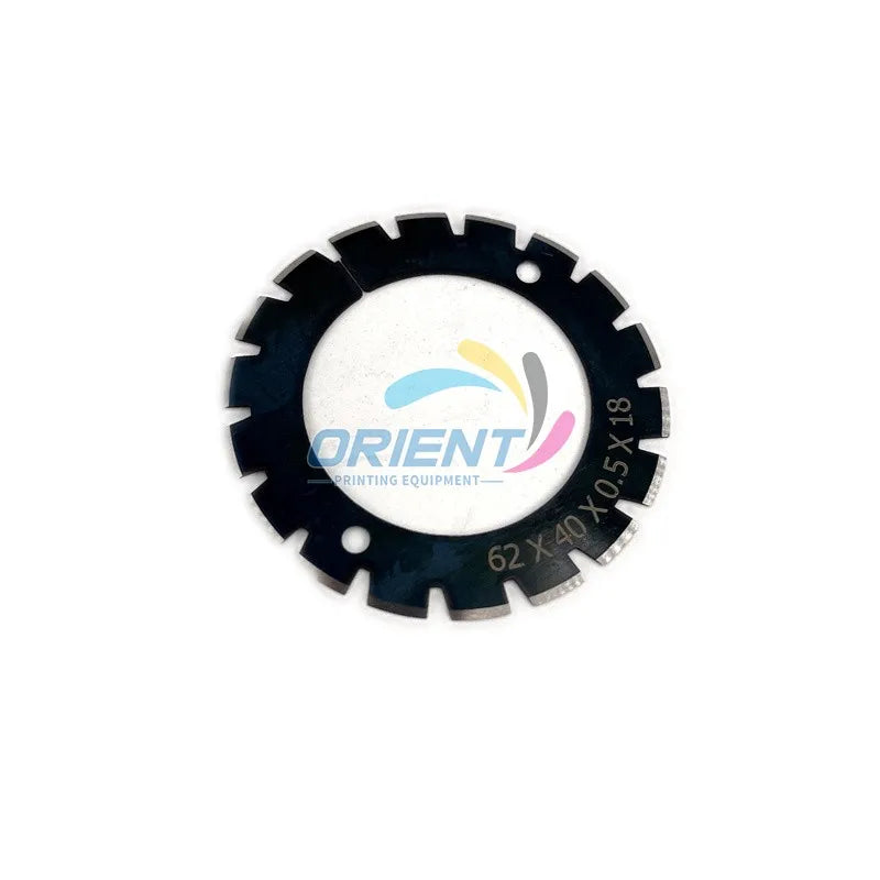 Durable 62*40*0.5mm Perforating Knife 18Teeth Blade ZD.205-978-02-00 Slot Perforator for Stahl Folding Machine Parts Stahl Parts