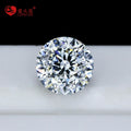 5A Grade Wholesale Price Round Brilliant Cut Loose White Cz Stone 100 Faceted Cut Synthetic Cubic Zirconia