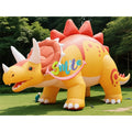 Herbivorous Dragon Customize Inflatable air Toys Inflatable 4m Tall Dragon Bouncer Toys for Outdoor Hot Sale