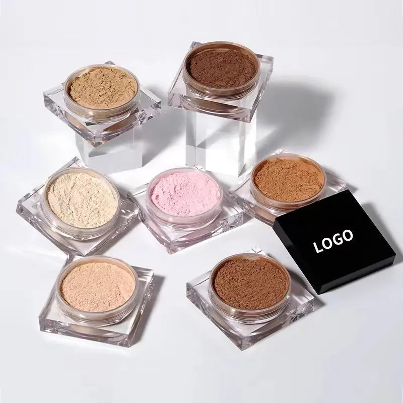 Hot Selling Waterproof Oil-Control Mineral Cosmetics Shimmer Loose Setting Powder with Concealer MegaBDM