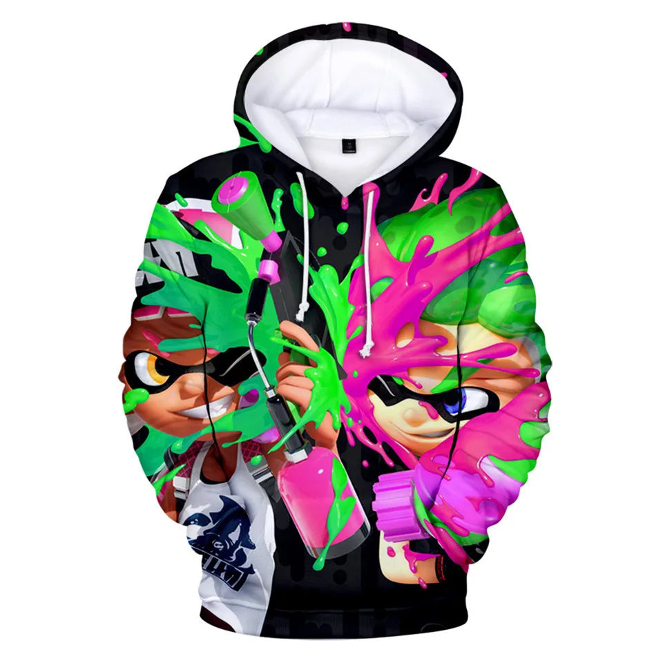 Fitspi Wholesale Hot Game Design Printed Sweatshirt Fashion Unised 3d Digital Print Sports Hoodies Pullover Factory Direct Sales