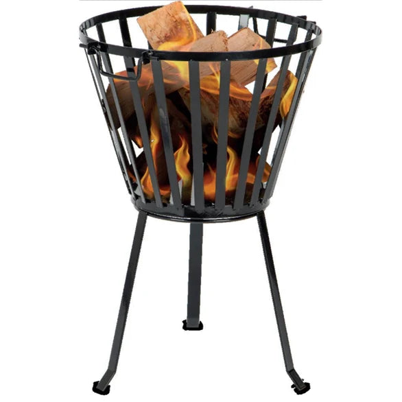 Simple Practical Stainless Steel Powder Coated Customized Color Outdoor Fireplace Heating Log Holder Barbecue Stove Fire Basket