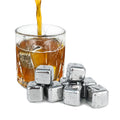 Stainless Steel Reusable Ice Cube Rocks for Whiskey Bourbon & Drinks Cool Gift for Whiskey Lovers Drinkware Accessory