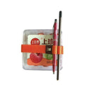 Customized Color and Logo Elastic Polyester/Nylon Book Strap with Pen Holder Hook & Loop Tapes for School & Office Use