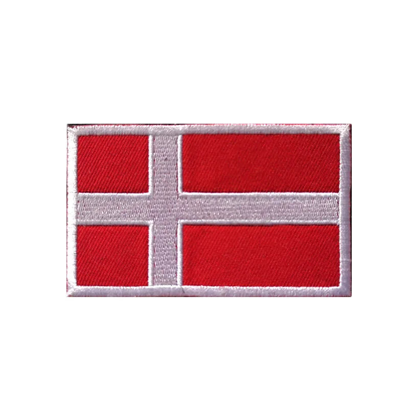 Customizable and Tested by Reach Denmark Embroidered Flag Embroidered Clothing Accessories