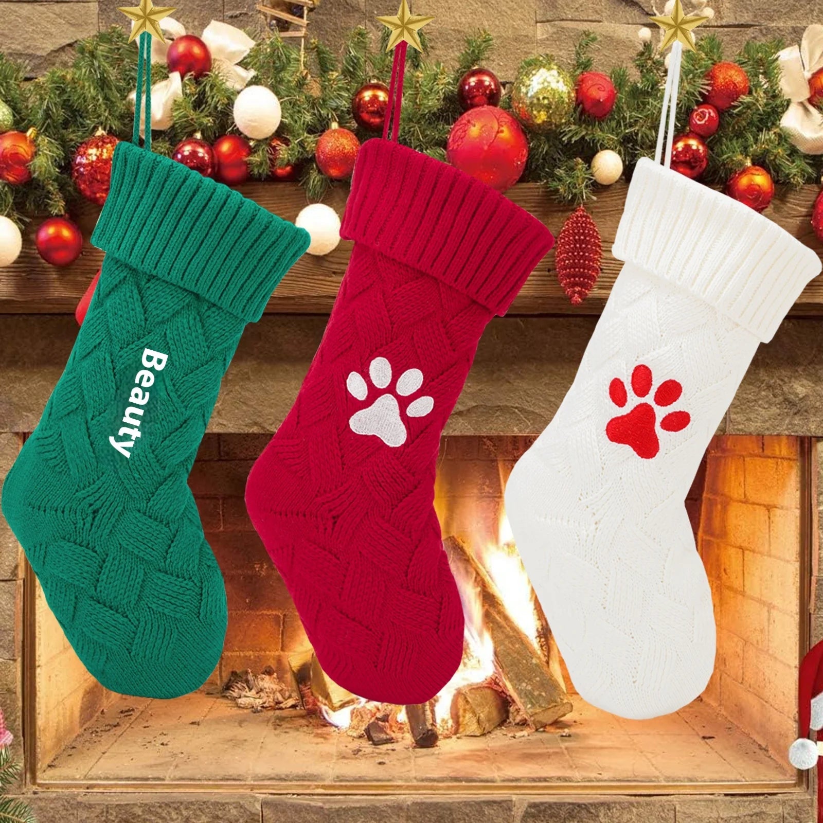 Gift Bags Cats Dogs Pets Christmas Stockings for Pets