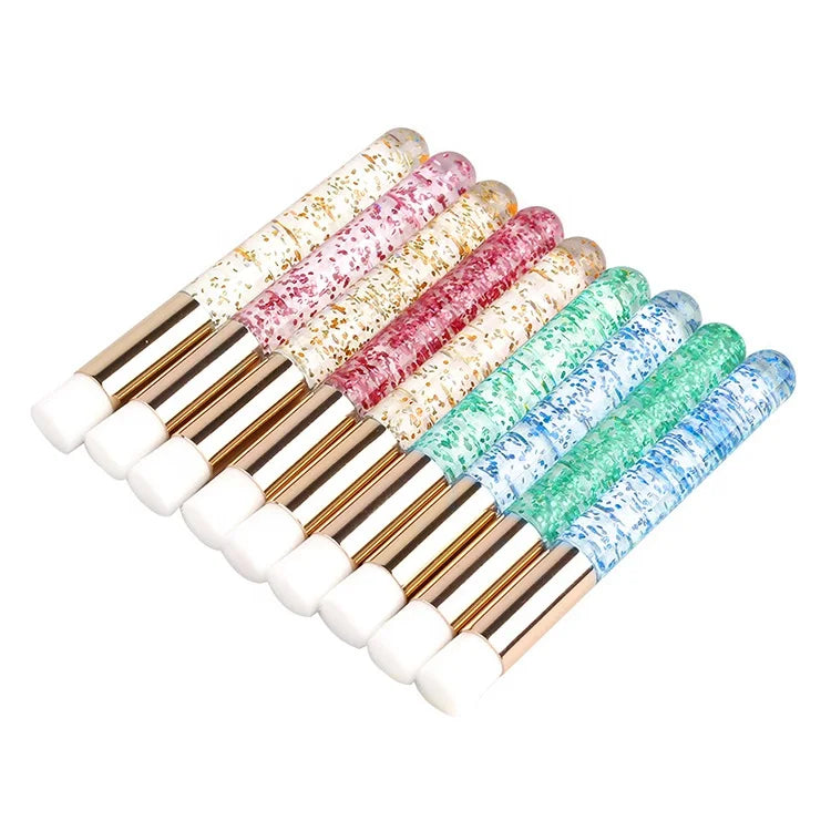 Nose Cleaning Brush Custom Flat Top Small Nose Cleaner Wash Eyelash Extension Cleaning Brush Tool Mascara Eyelash Cleansing Mark