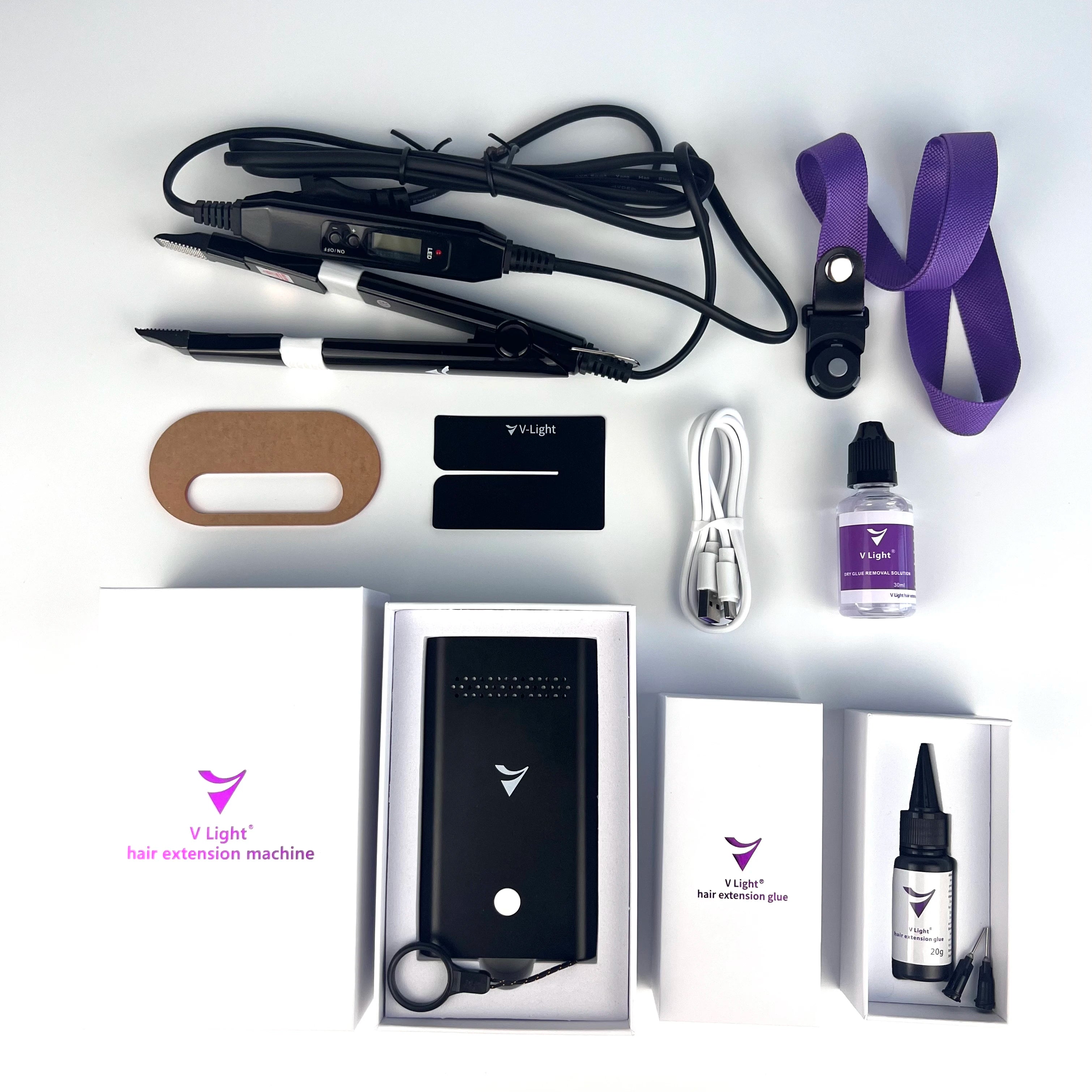 Hot sale V Light Hair Extension Tools Hair Extension Machine for New V Light Human Hair Extensions