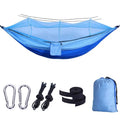 Custom Logo Tear Resistant Parachute Nylon Hammock With Mosquito Net for Outdoor Hiking