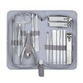 Gray Multi Color 16 in 1 High Quality Stainless Steel Manicure Kit for Personal Use