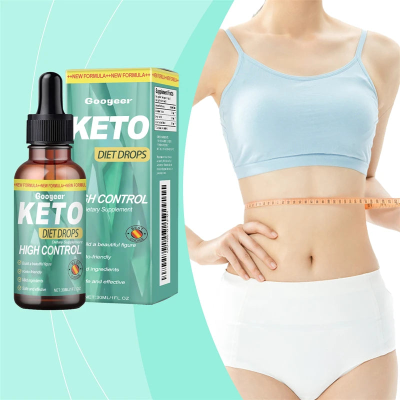 Googeer 30ml Keto Diet Drops Physical Strength Enhancing Metabolism Supporting Appetite Controlling Slimming Drops