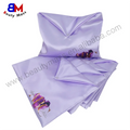 Luxury Satin Customized Pouch Travel Makeup Bag Satin Envelope Pouch Bag With Button for Bundles