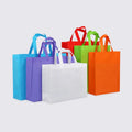 Wholesale Eco-Friendly Reusable Non-Woven Tote Bag with Custom Logo Printed Folding Handled Promotional Shopping Bag