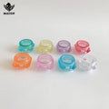 Wholesale in stock 3g 5g 7g 8g 10g mini plastic clear jar for face cream eye cream