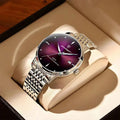 Poedagar 868 Luxury Stainless Steel Watch Bands Luminous High Quality Waterproof Quartz Watches for Men