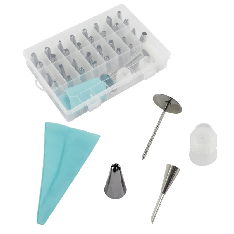 Wholesale Cake Decorating Icing Piping Nozzles Set 38 Pcs Cake Decorating Tips